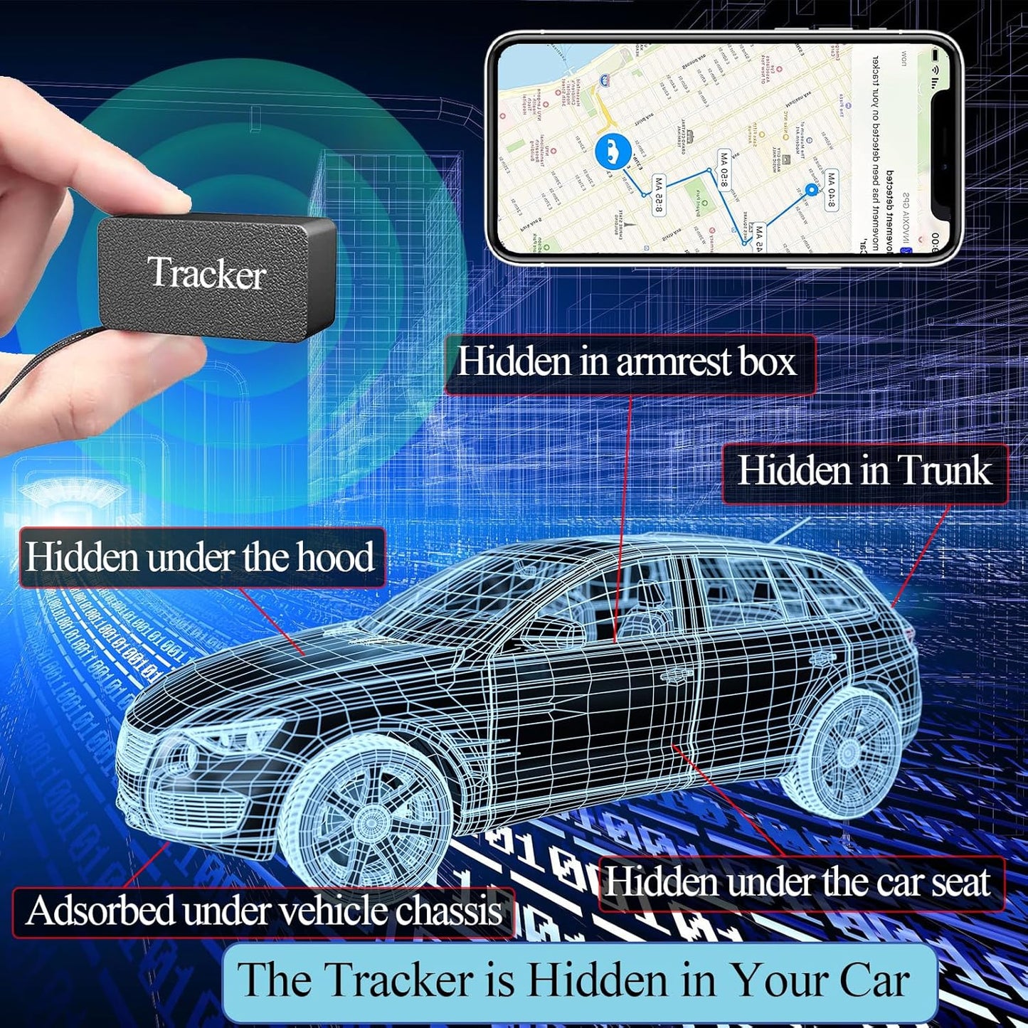 K-Hidden Camera Detector Tracker Detector, Bug Sweeper Listening Device Detector