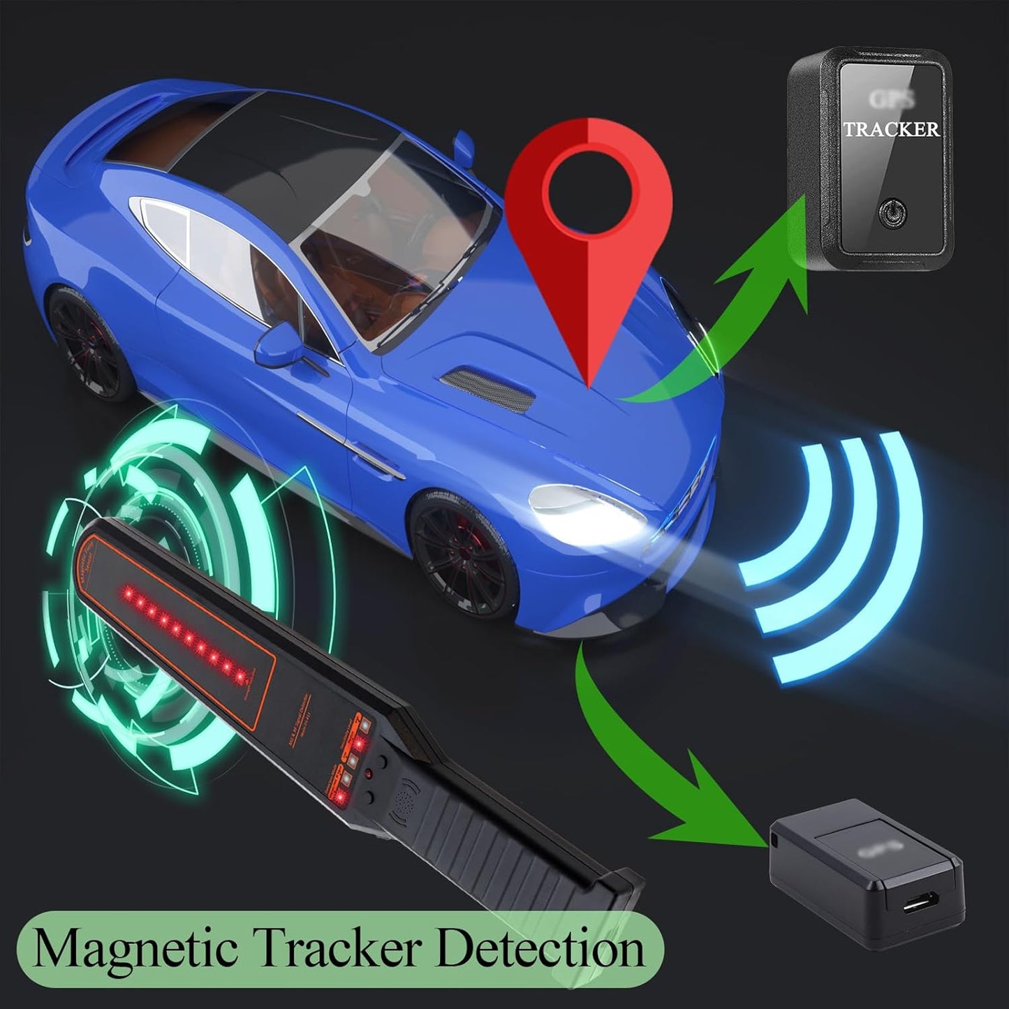 K-Camera Finder, Hidden Camera Detector, Bug Detector, Car Tracking Detector
