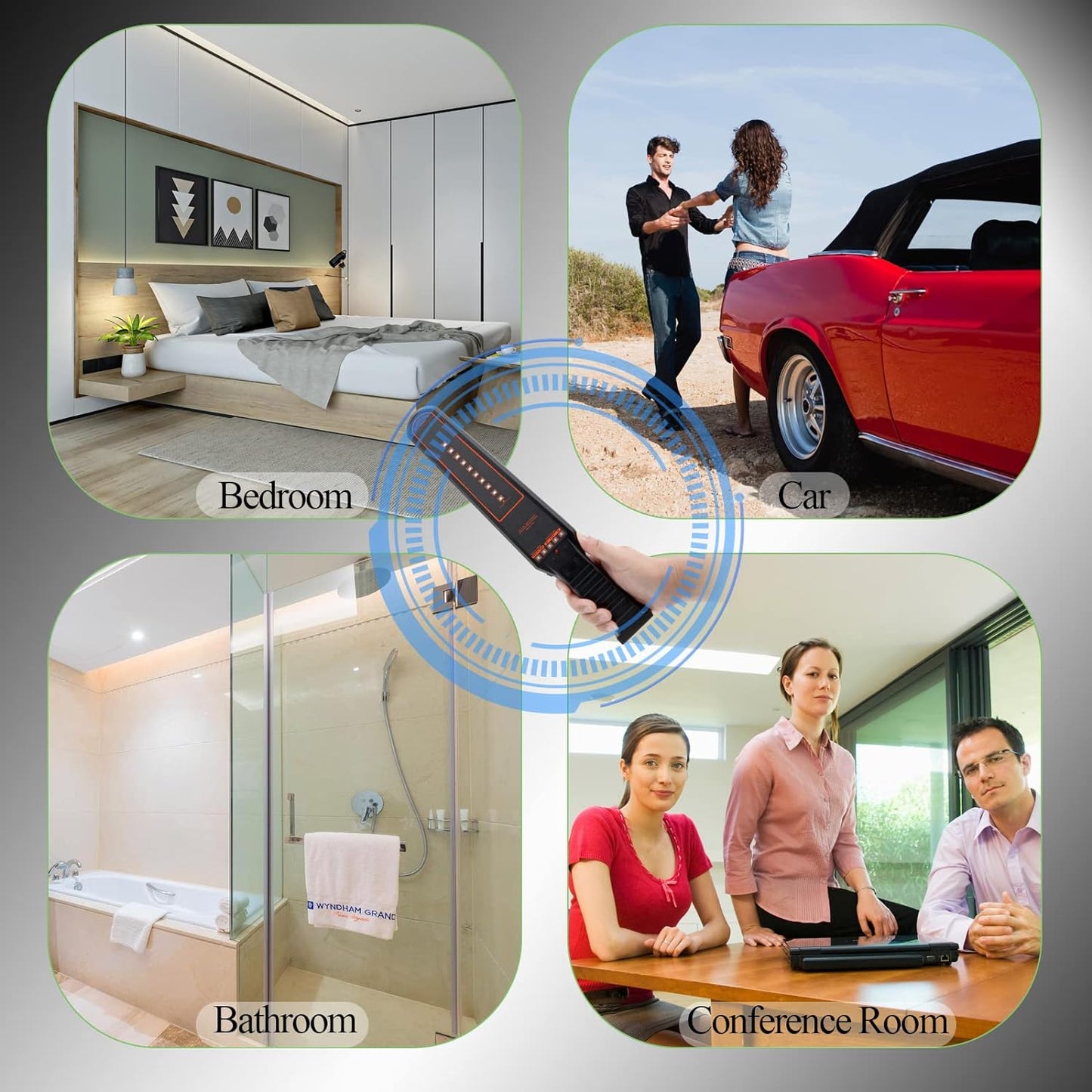 K-Camera Finder, Hidden Camera Detector, Bug Detector, Car Tracking Detector