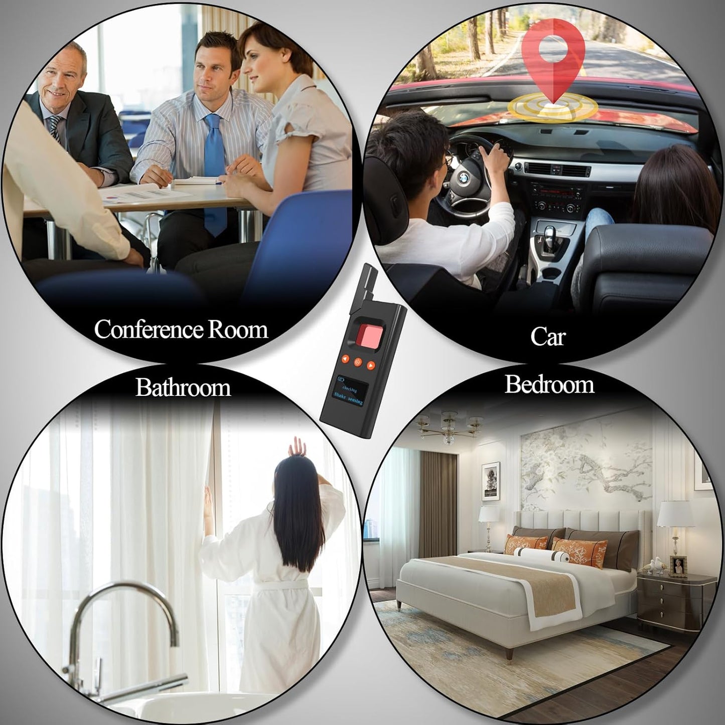 K-Hidden Camera Detector Spy Camera Finder Bug Tracker Detector