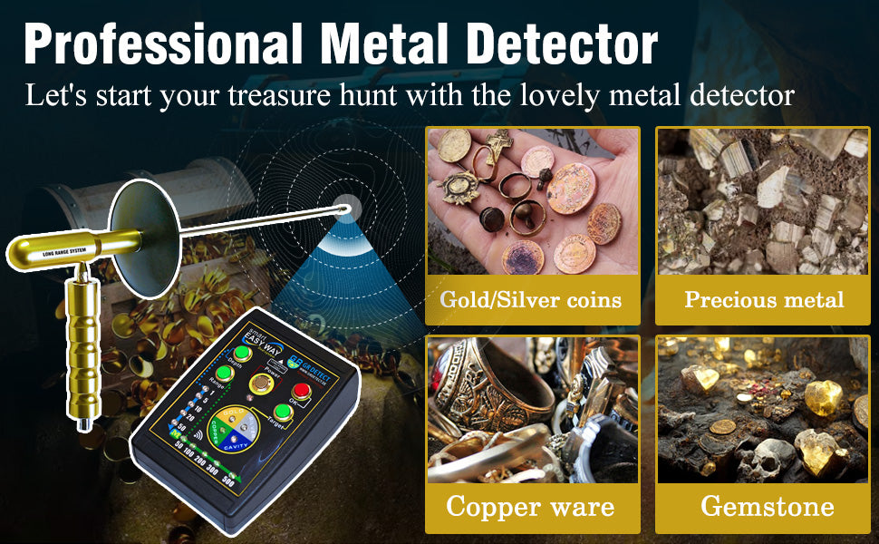 K-Professional Underground Metal Detector – High-Precision Gold, Silver, Copper, Jewelry & Ore Finder with Rapid Positioning