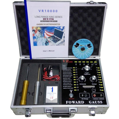 K-Gold Metal Detector VR10000 - Long Range Underground Gold & Gem Detector (100-3000m)