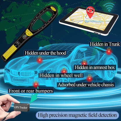 K-Hidden Camera Detectors, Listening Device Detector Tracker Detector Bug for Car, Hotel, Meeting