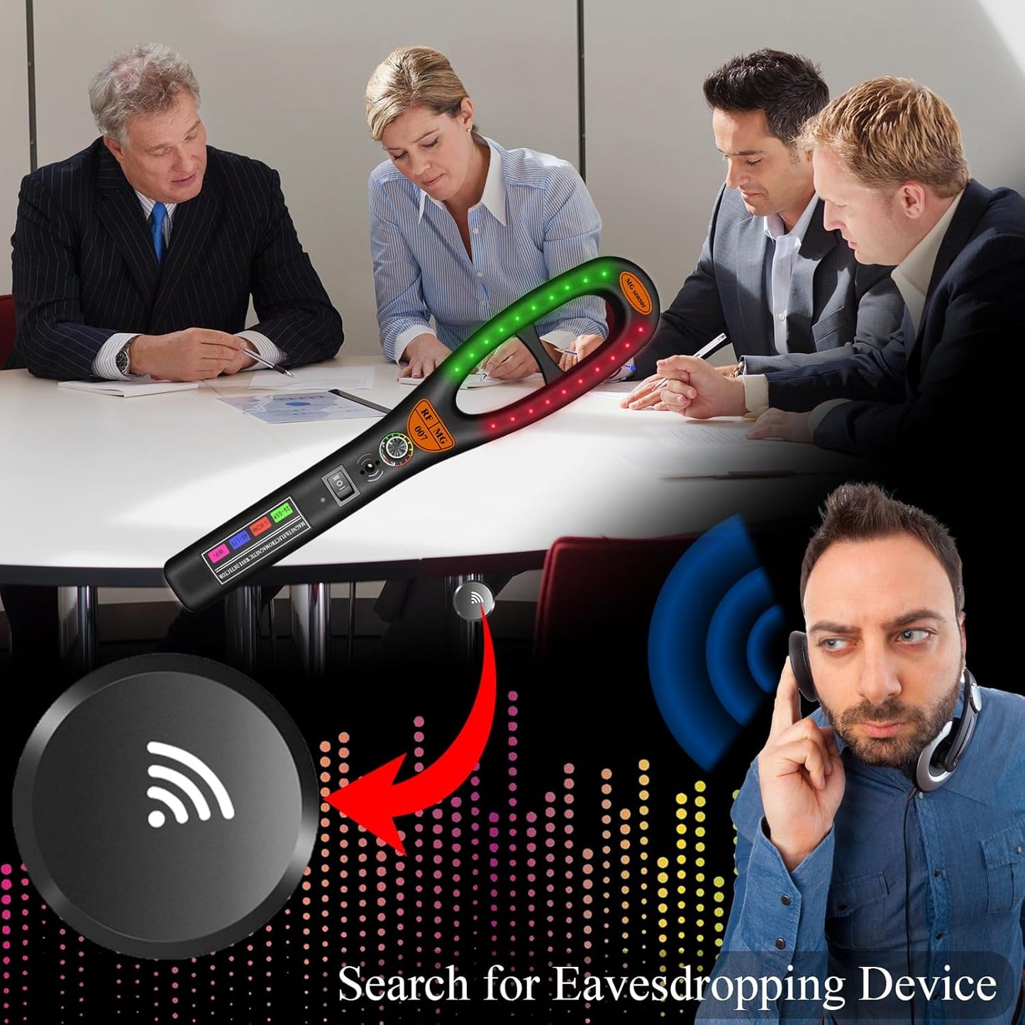 K-Camera Detectors, Listening Device Scanner Comprehensive Detection for Cameras