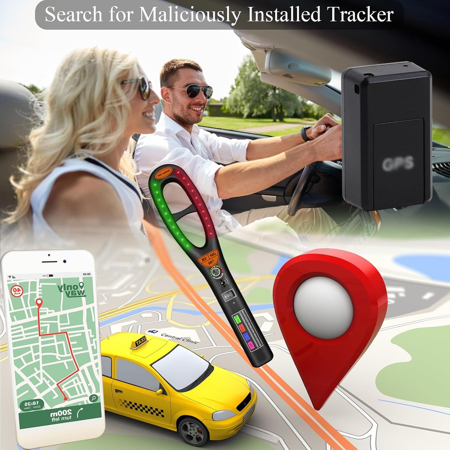 K-Camera Detectors, Listening Device Scanner Comprehensive Detection for Cameras