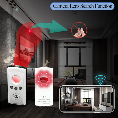 K-Hidden Camera Detectors, Listening Device Detector Tracker Detector Bug for Car, Hotel, Meeting