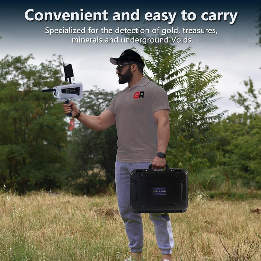 K-GR2000 Waterproof Metal Detector – High-Sensitivity Gold & Treasure Finder for Adults