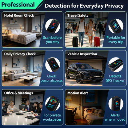 K-F666 AI Hidden Camera Detector and GPS Tracker Detector-JMDHKK