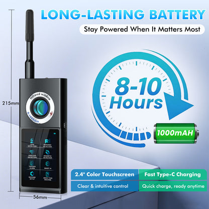 K-F888 Hidden Camera Detector & GPS Tracker Detector-JMDHKK