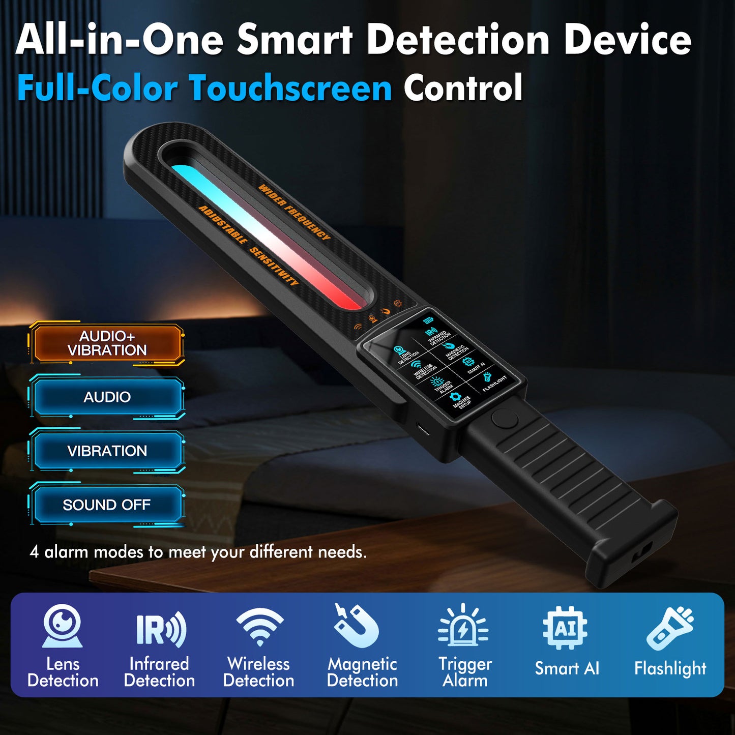 K-F999 Smart AI Hidden Camera Detector & GPS Tracker Detector-JMDHKK