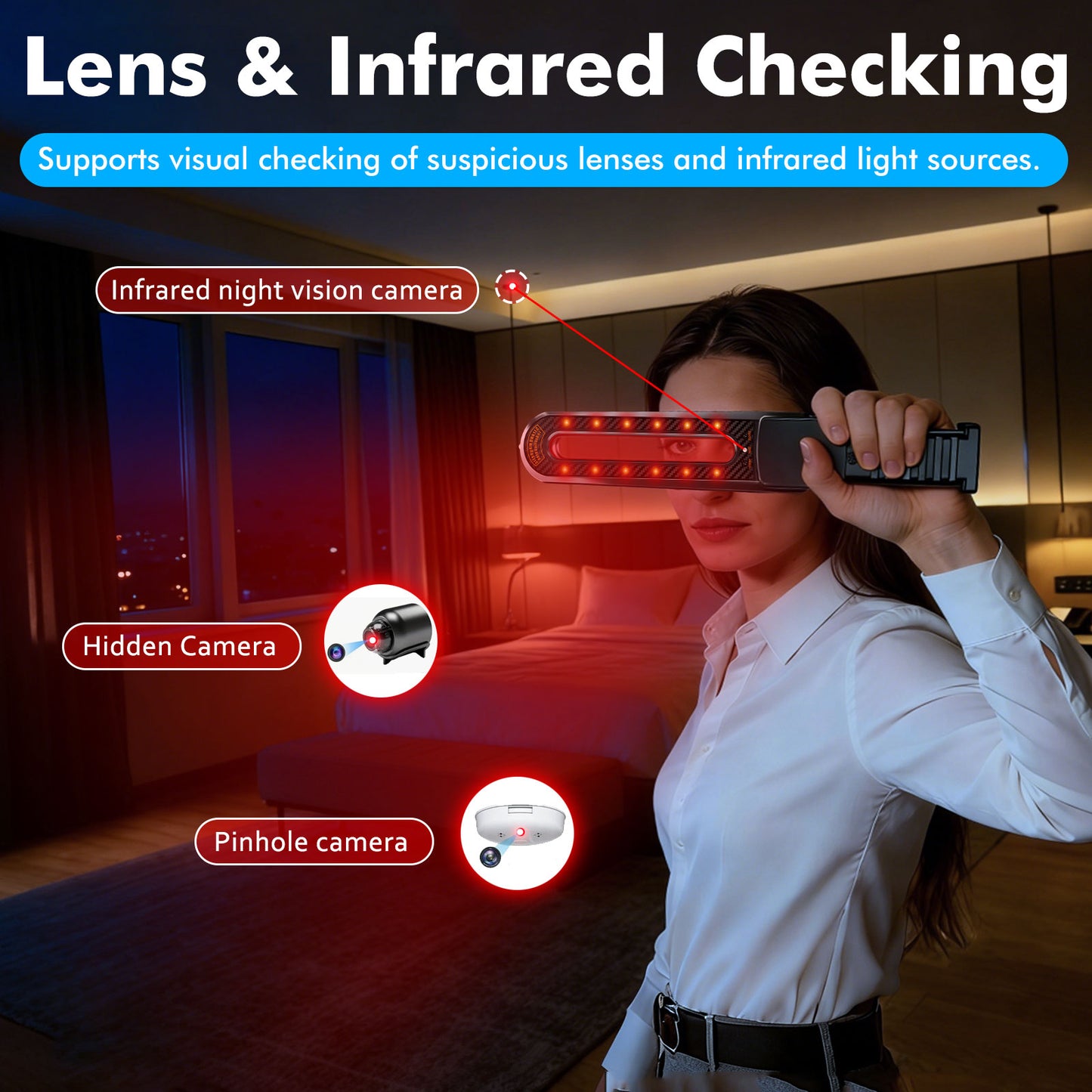 K-F999 Smart AI Hidden Camera Detector & GPS Tracker Detector-JMDHKK