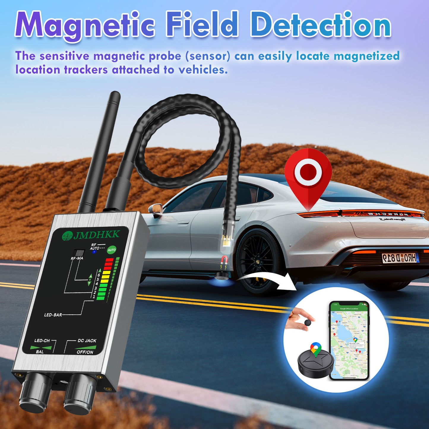 JMDHKK M8000 Hidden Camera Detector, Bug Detector