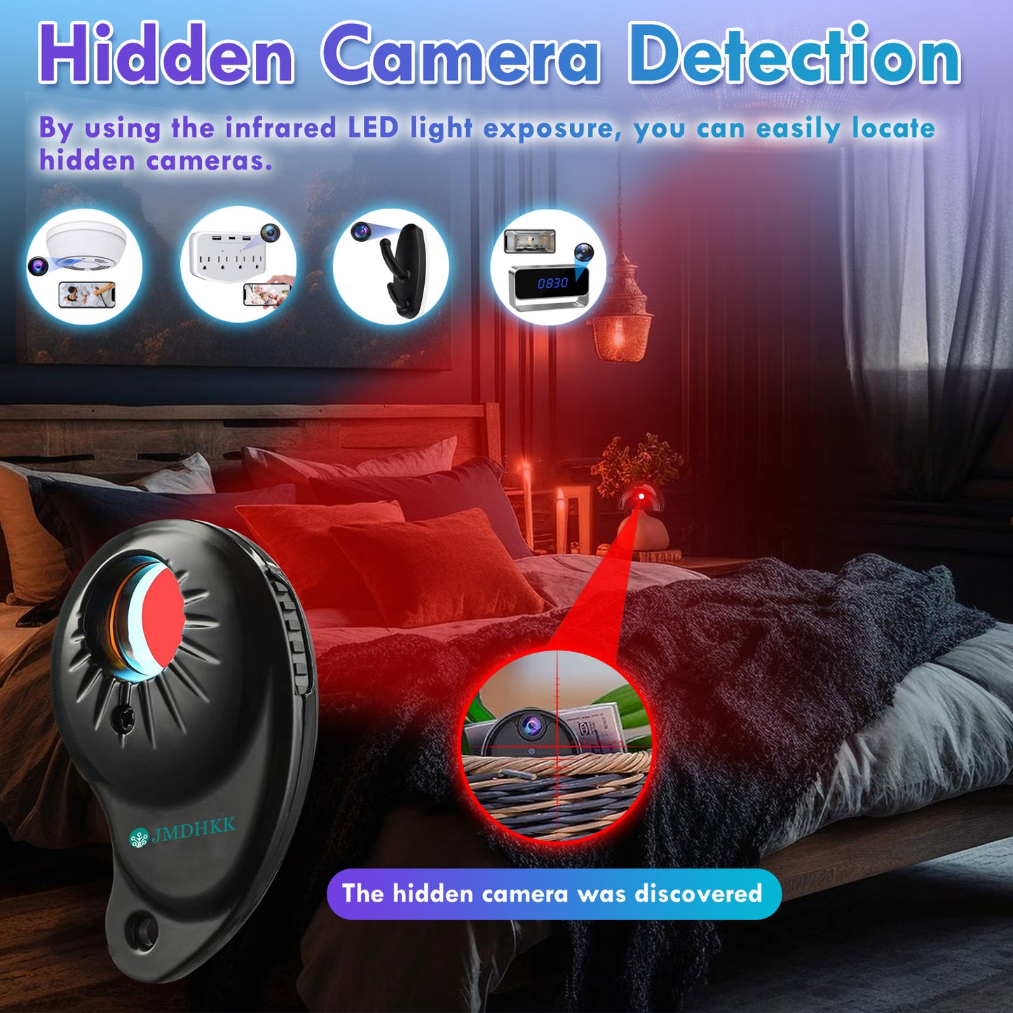 JMDHKK M8000 Hidden Camera Detector, Bug Detector