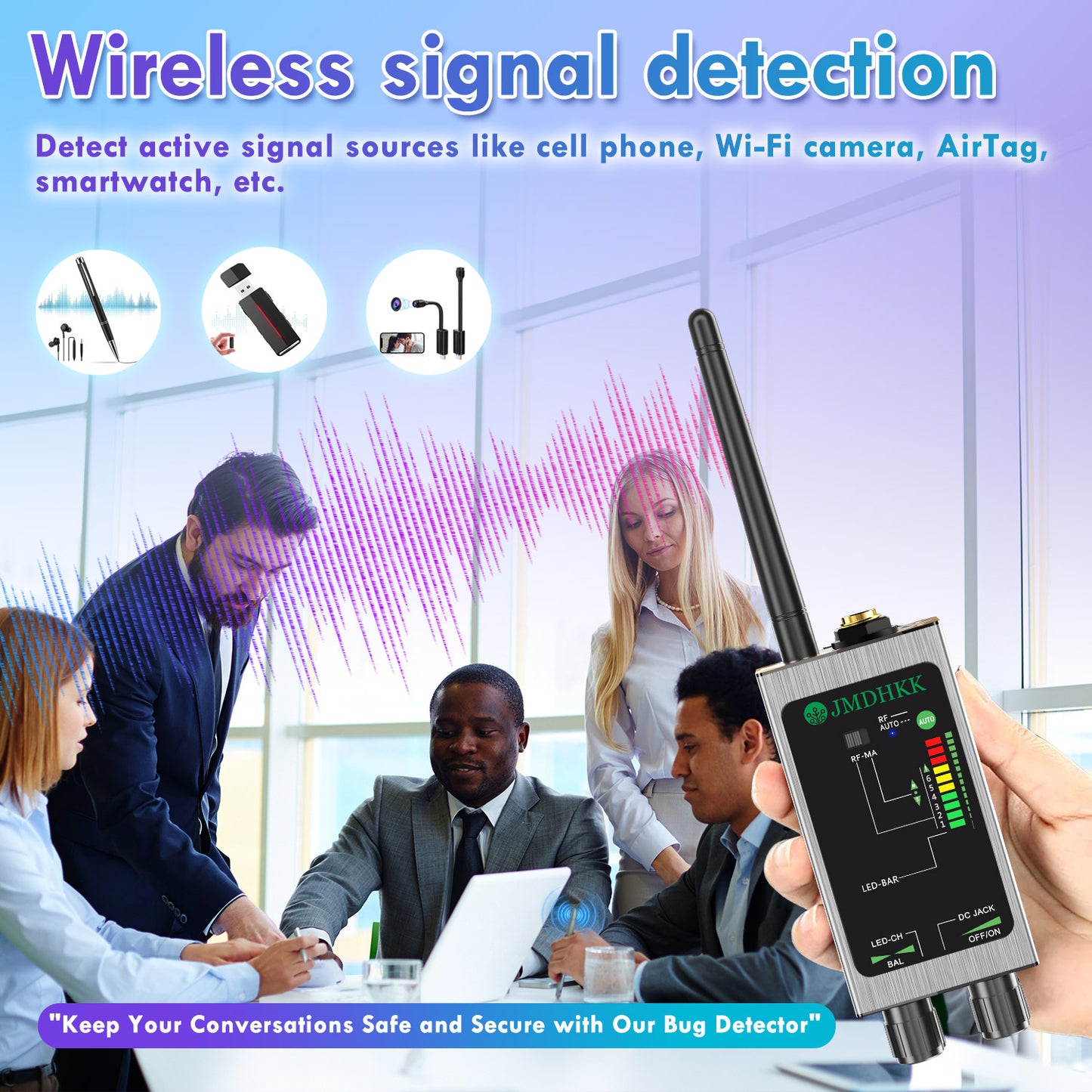 JMDHKK M8000 Hidden Camera Detector, Bug Detector