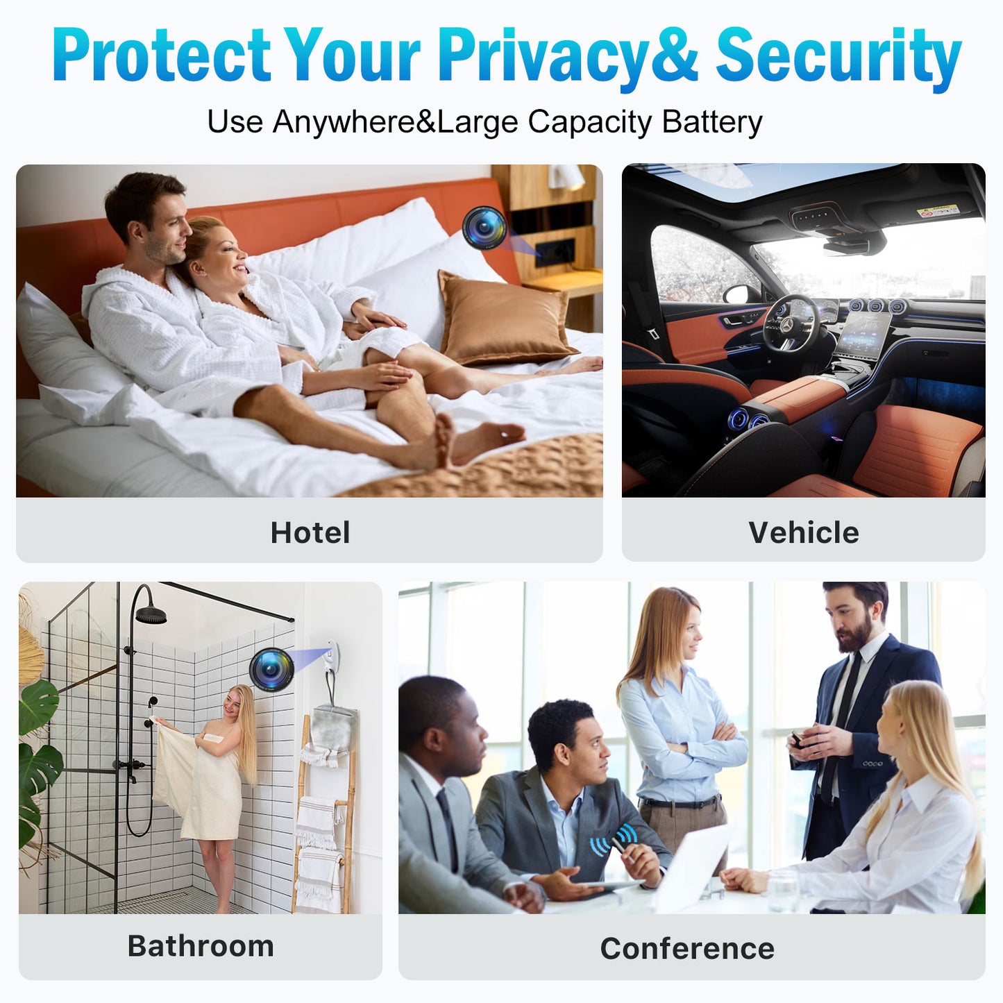 JMDHKK K18+ Hidden Camera Detectors for Travel, Hotels, Offices, Cars